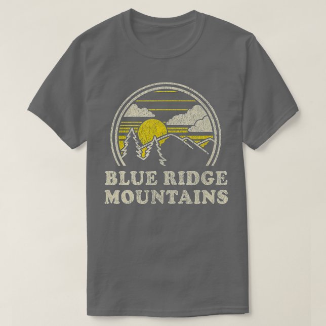 Camiseta Montañas Blue Ridge Montañas de Senderismo de époc (Diseño del anverso)