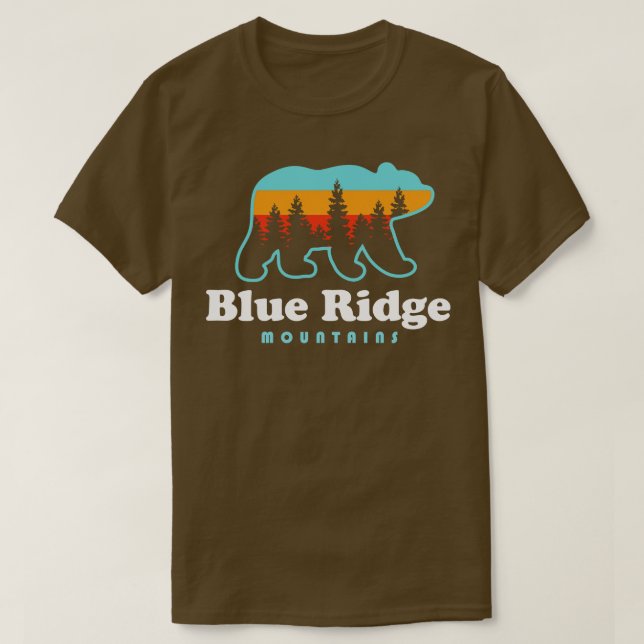 Camiseta Montañas Blue Ridge Montañas de Senderismo Llamand (Diseño del anverso)