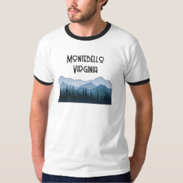 Camiseta Montañas Blue Ridge, personalizable Montebello