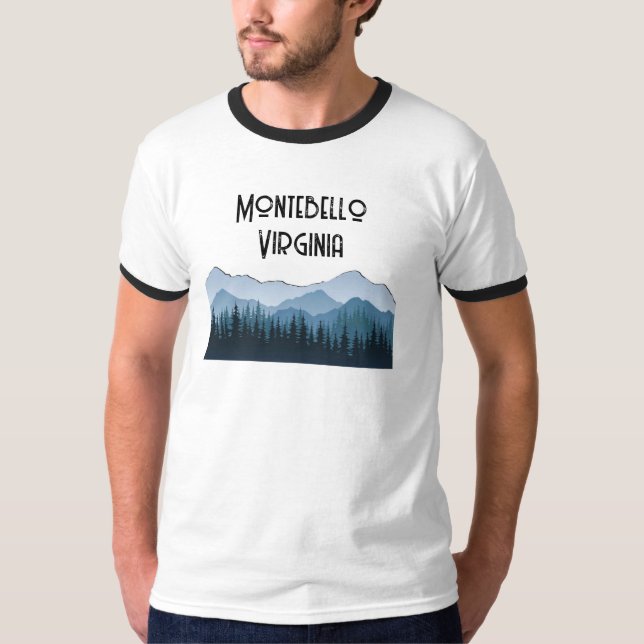 Camiseta Montañas Blue Ridge, personalizable Montebello