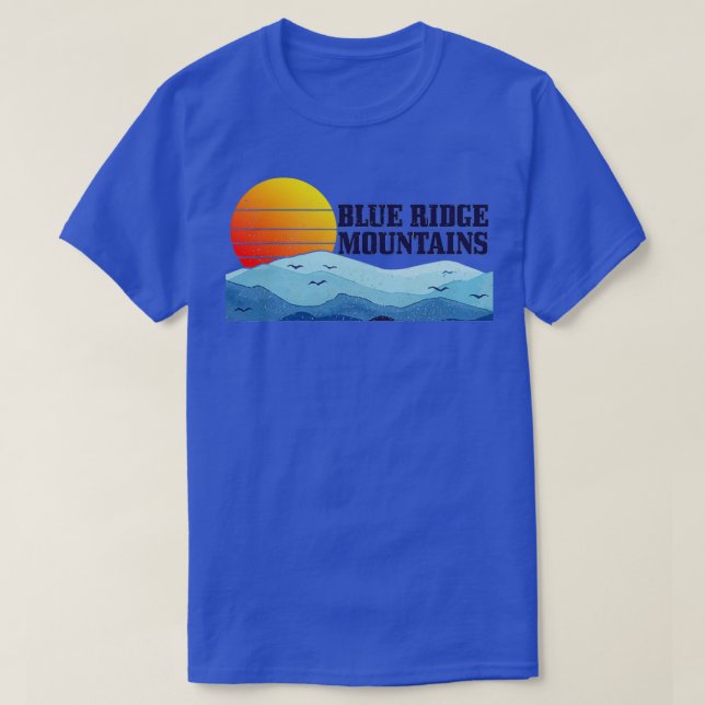 Camiseta Montañas Blue Ridge Vintage (Diseño del anverso)