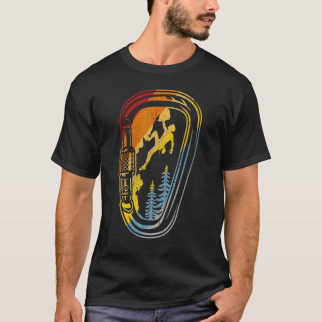 Camiseta Montañas Boulder escalando Roca de escalada Carabi (Anverso)