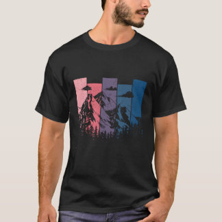 Camiseta Montañas Camg al aire libre con problemas