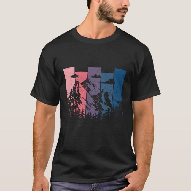 Camiseta Montañas Camg al aire libre con problemas (Anverso)