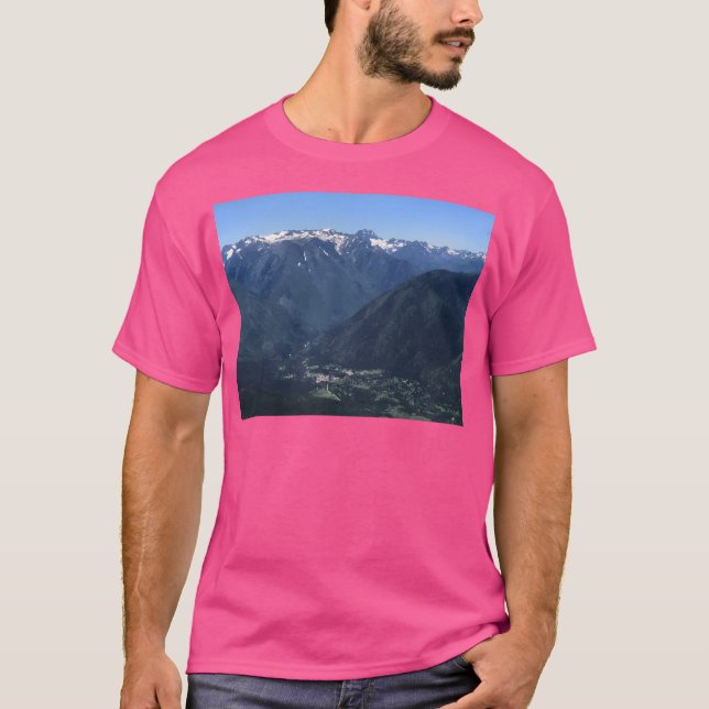 Camiseta Montañas Cascade Leavenworth Long (Anverso)