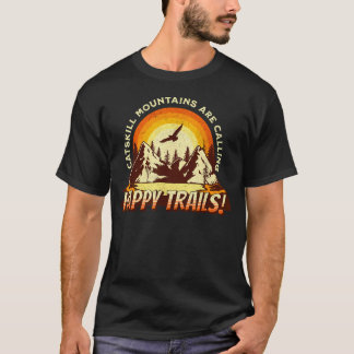 Camiseta Montañas Catskill llaman senderismo Nueva York Cam