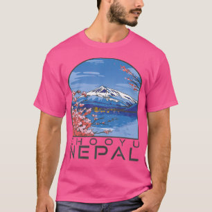 Camiseta Montañas Cho Oyu Senderismo en Nepal al aire libre