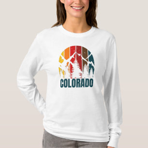 Camiseta Montañas Colorado Retro