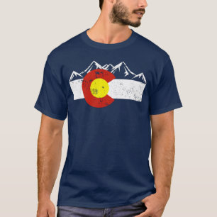Camiseta Montañas Colorado Vintage