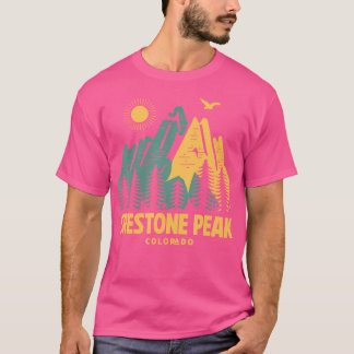 Camiseta Montañas Crestone Peak Colorado Senderismo al aire