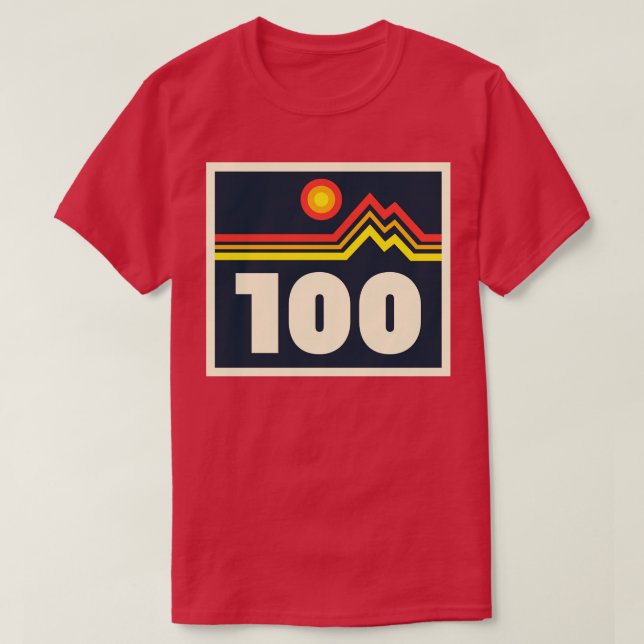 Camiseta Montañas de 100 millas (160 km) de sendero y ultra (Diseño del anverso)