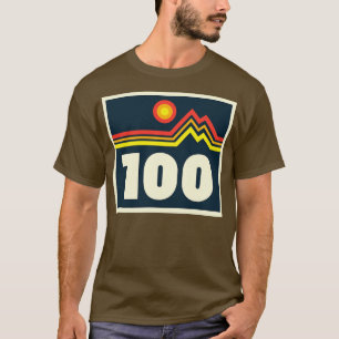 Camiseta Montañas de 100 millas (160 km) de sendero y ultra