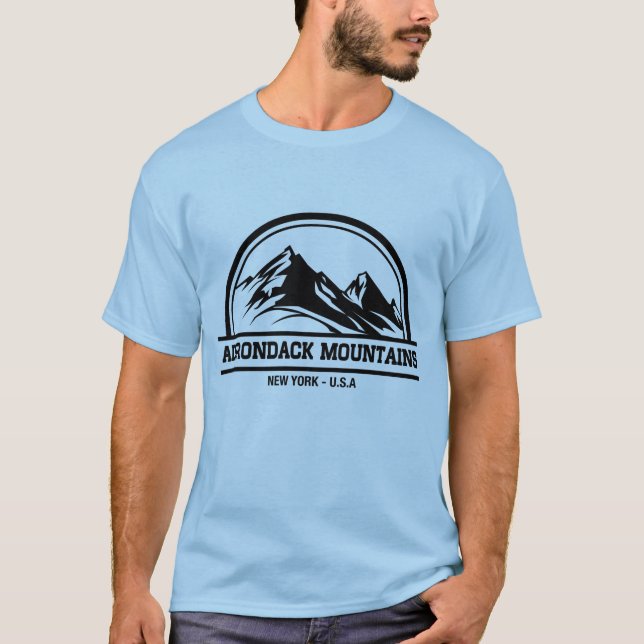 Camiseta Montañas de Adirondack Nueva York (Anverso)
