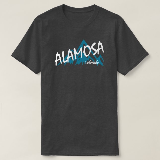 Camiseta Montañas de Alamosa Colorado (Diseño del anverso)