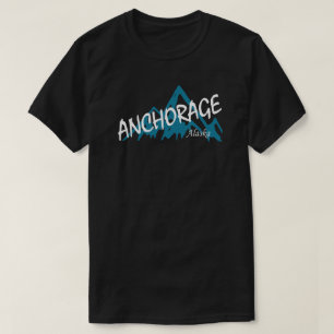 Camiseta Montañas de Anchorage Alaska