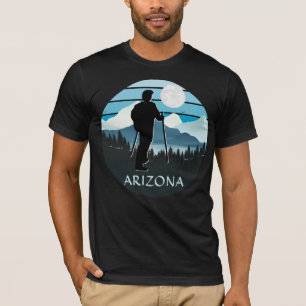 Camiseta Montañas de Arizona en la pista de senderismo