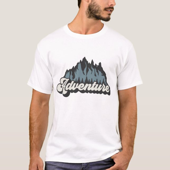 Camiseta Montañas de aventura (Anverso)