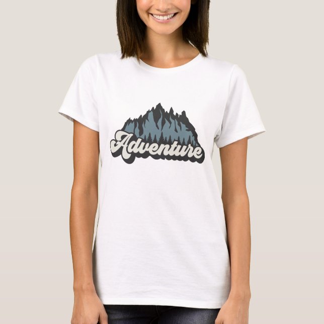 Camiseta Montañas de aventura (Anverso)