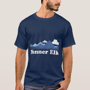 Camiseta Montañas de Banner Elk North Carolina Blue Ridge