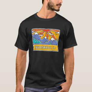 Camiseta Montañas de Breckenridge CO Colorado Ret de arte a