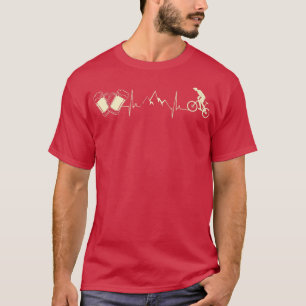 Camiseta Montañas de Cerveza Bicicleta de montaña Heartbeat
