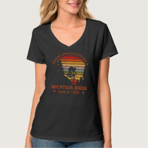 Camiseta Montañas De Ciclismo De Cumpleaños Mtb Bicycles Vi