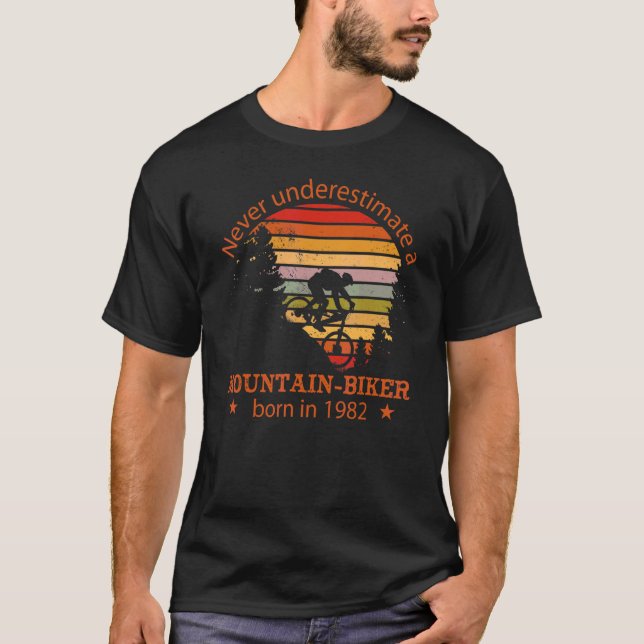 Camiseta Montañas De Ciclismo De Cumpleaños Mtb Bicycles Vi (Anverso)
