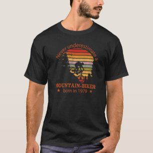 Camiseta Montañas De Ciclismo De Cumpleaños Mtb Bicycles Vi