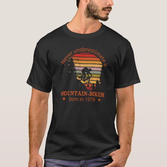 Camiseta Montañas De Ciclismo De Cumpleaños Mtb Bicycles Vi (Anverso)