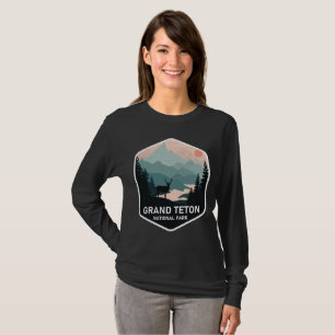 Camiseta Montañas de ciervos del parque nacional del Gran