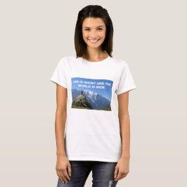 Camiseta Montañas de citas de viajes Mont Blanc T-Shirt