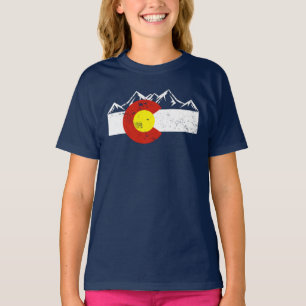 Camiseta Montañas de Colorado Vintage T-Shirt