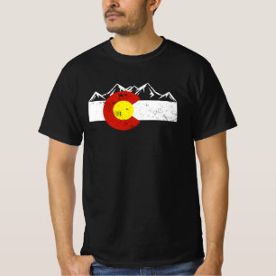 Camiseta Montañas de Colorado Vintage T-Shirt