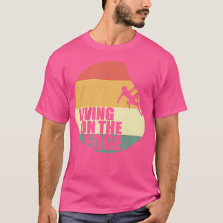 Camiseta Montañas de escalada de rock retro - alpinista vin