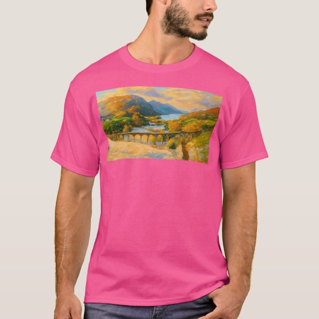 Camiseta Montañas de Escocia activas (Anverso)