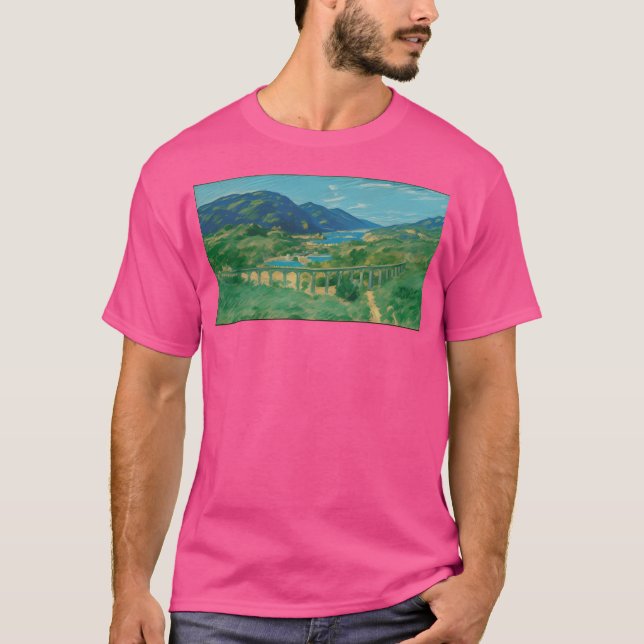 Camiseta Montañas de Escocia activas (Anverso)