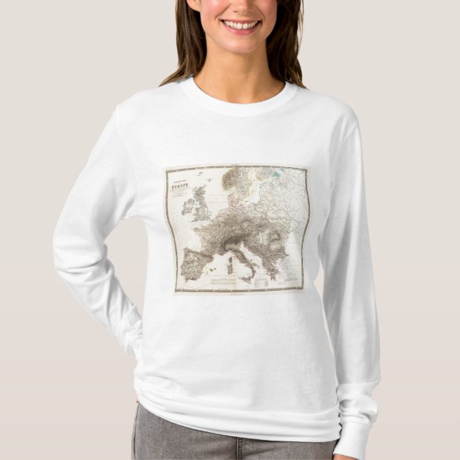 Camiseta Montañas de Europa (Anverso)