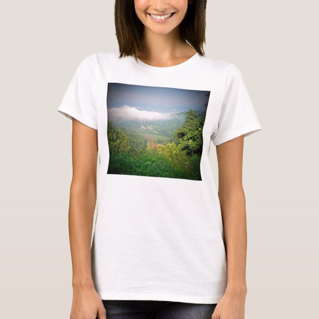 Camiseta Montañas de Georgia del Norte, Estados Unidos (Anverso)