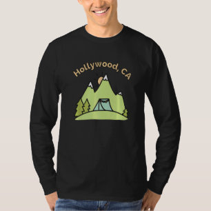 Camiseta Montañas de Hollywood Ca Senderismo Escalada Campi