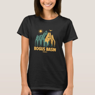 Camiseta Montañas de la Cuenca de Bogus Idaho Senderismo Vi