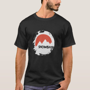 Camiseta Montañas de la cuenca de nieve Utah Senderismo al 