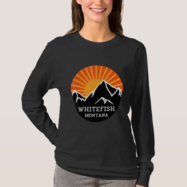 Camiseta Montañas de la Montaña de la Montaña de la Montaña (Anverso)