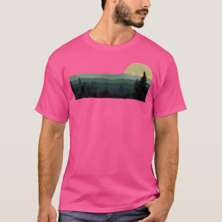 Camiseta Montañas de la Naturaleza de los Árboles Aventura