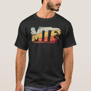 Camiseta Montañas de la Naturaleza Mtb Montañas de Olas Ret