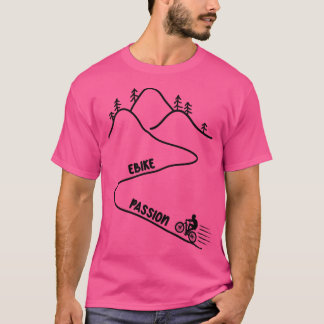 Camiseta Montañas de la pasión Ebike bicicleta eléctrica y 