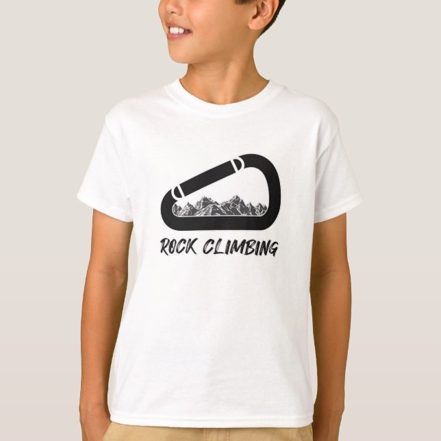 Camiseta Montañas de la Roca Escalada Escalada Gigante de S (Anverso)
