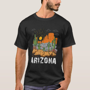 Camiseta Montañas de la Vintage de Arizona Naturaleza Sende