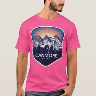 Camiseta Montañas de las tres hermanas Canmore Alberta Cana