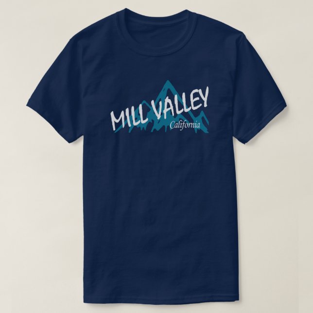 Camiseta Montañas de Mill Valley California (Diseño del anverso)