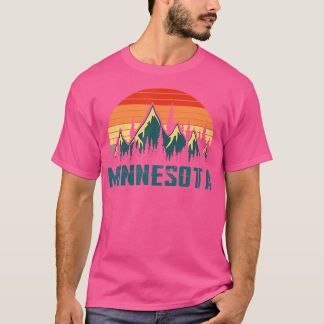 Camiseta Montañas de Minnesota de la Vieja Naturaleza Sende (Anverso)